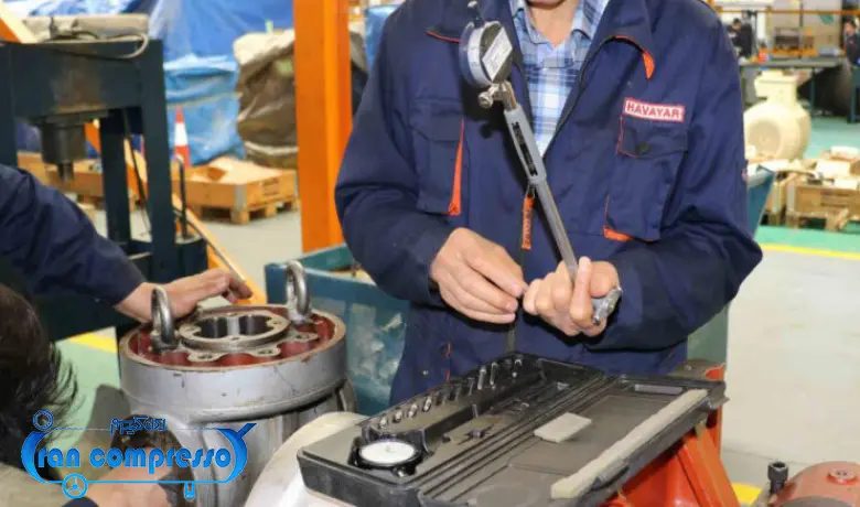 نگهداری و طول عمر کمپرسور اسکرو