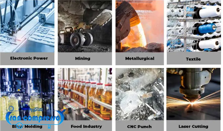 کاربردهای فشار هوا در صنایع