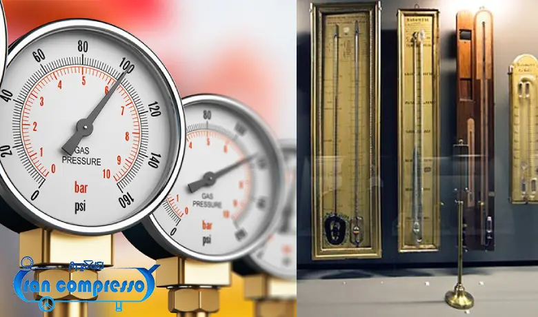 نحوه عملکرد مانومتر و بارومتر