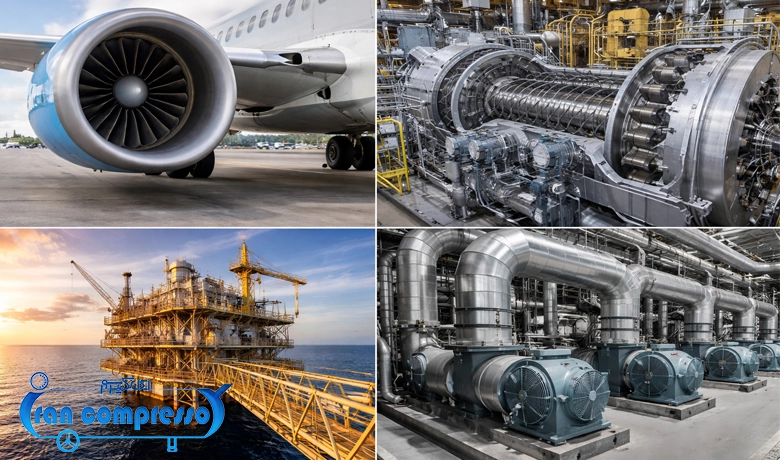 کاربردهای کمپرسور محوری