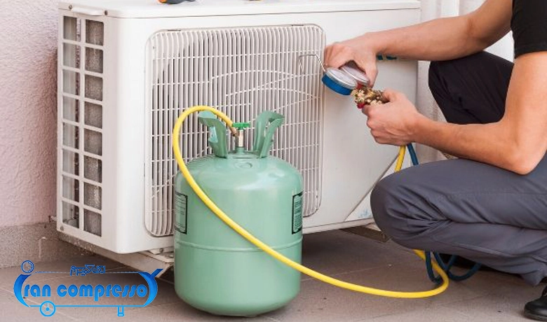 انجام فرآیند گاز مبرد