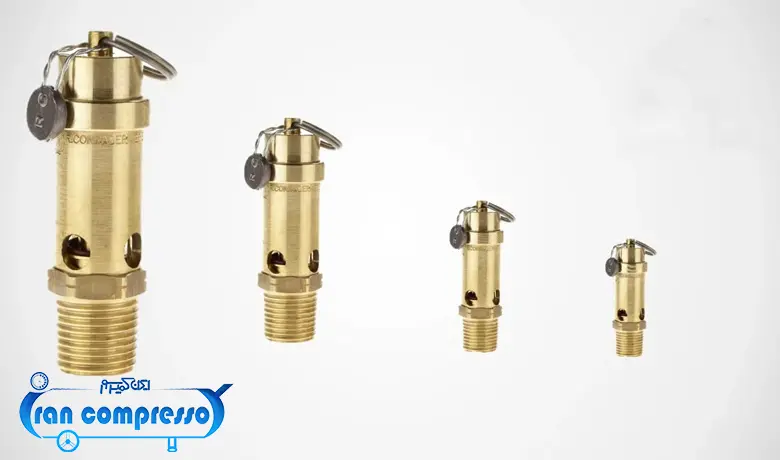 انواع شیر اطمینان کمپرسور باد
