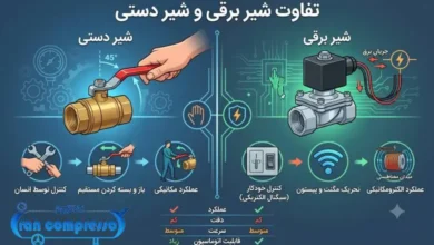 تفاوت شیر برقی و شیر دستی
