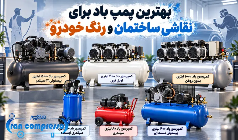 بهترین پمپ باد برای نقاشی ساختمان و خودرو
