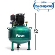 ابعاد کمپرسور باد 30 لیتری یخچالی ایستاده