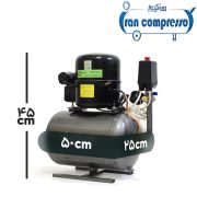 ابعاد کمرپسسور باد 10 لیتری یخچالی بدون دسته