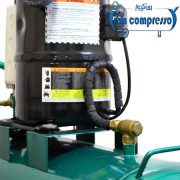 کمپرسور باد80 لیتری سایلنت با موتور 2/5 اسب