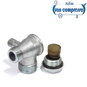 قطعات شیر یکطرفه برنجی پمپ باد