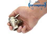 ابعاد شیر یکطرفه کمپرسور باد رزوه 1/2 اینچ