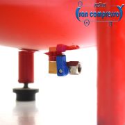 شیر تخلیه کمپرسور باد 60 لیتری سایلنت 2 قطبی