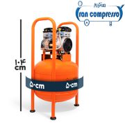 ابعاد کمپرسور باد 50 لیتری اویل فری ایران کمپرسور
