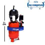 ابعاد کمپرسور باد 10 لیتری یخچالی ایستاده
