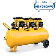 کمپرسور باد 250 لیتری بدون روغن ایران کمپرسور