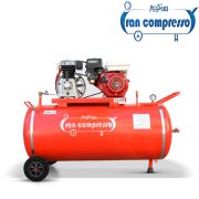 کمپرسور باد 250 لیتری بنزینی ایران کمپرسور