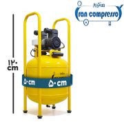 ابعاد کمپرسور باد 80 لیتری 2 قطبی