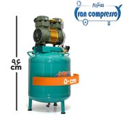 ابعاد کمپرسور باد سایلنت 80 لیتری able