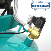 شیر یکطرفه و شیر برقی کمپرسور باد 80 لیتری ایستاده