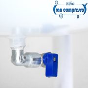 شیر تخلیه کمپرسور باد 80 لیتری سایلنت هرمتیک