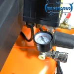گیج فشار کمپرسور باد 80 لیتری با موتور سیلندری