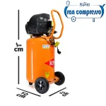 ابعاد کمپرسور هوا 80 لیتری سیلندری ار ام پی