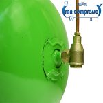 شیر یکطرفه کمپرسور باد 25 لیتری ارزان سایلنت