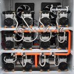 کمرسور باد 3متر مکعبی 21 موتور